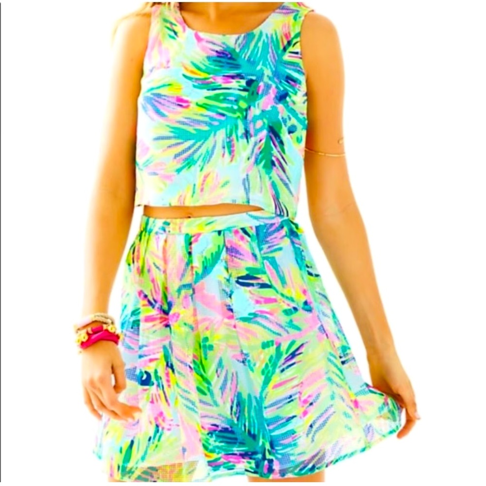 [Lilly Pulitzer] Hilah Set in Multi Island Time